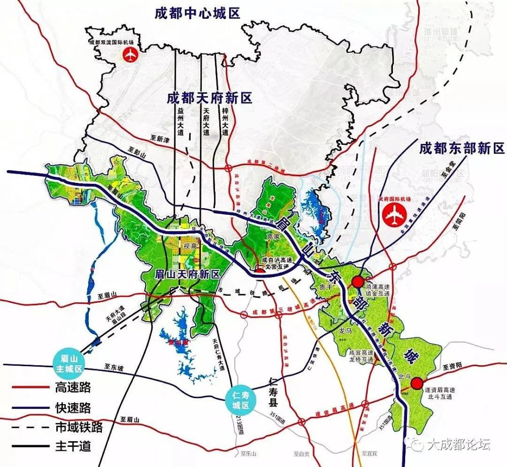 眉山市機(jī)場最新規(guī)劃圖，塑造未來航空樞紐的宏偉藍(lán)圖