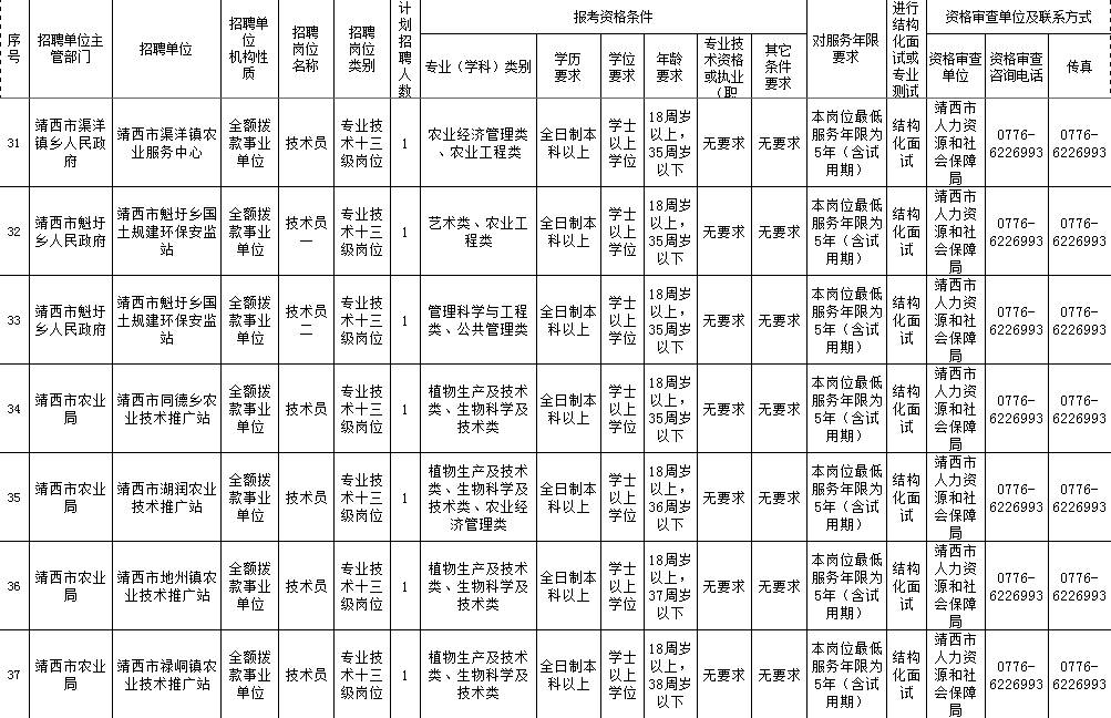 靖西縣人民政府辦公室最新招聘公告解讀